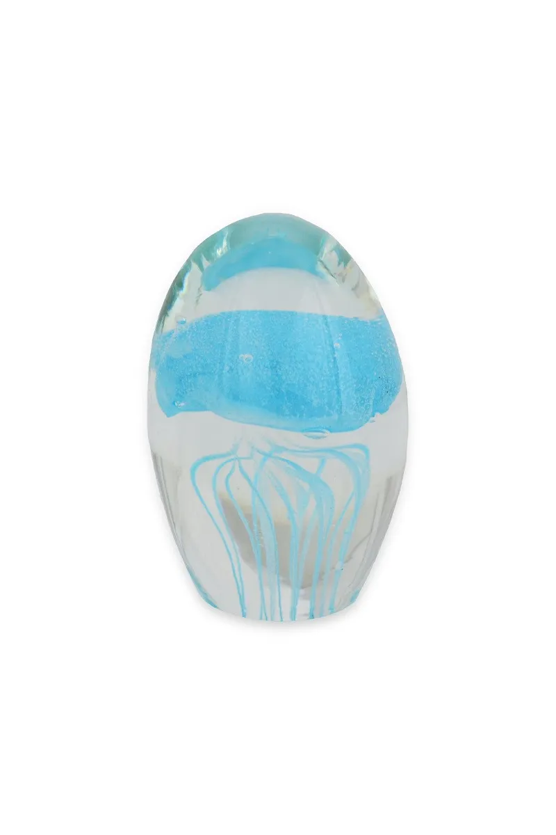 SMALL TURQUOISE JELLYFISH PAPERWEIGHT