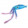 Blue squid plush toy