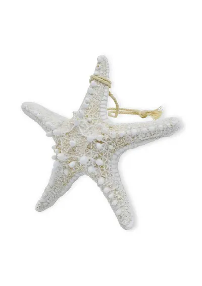 15cm Resin white horn starfish