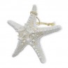 Estrella de mar de resina 15cm blanca