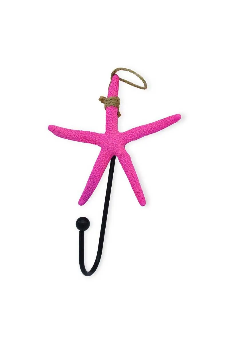Pink starfish hanger