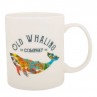 Nautical mug with Old Whaling print