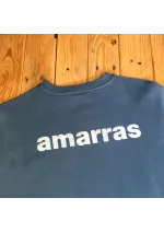 Amarras Varadero navy blue sweatshirt for women with knot print 2