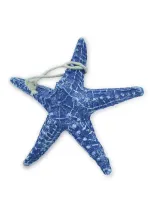 13cm Resin blue horn starfish