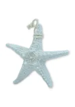 13cm Resin white horn starfish