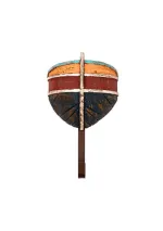 Percha de madera con forma de proa de barca 3