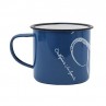Blue metal mug with octopus 4