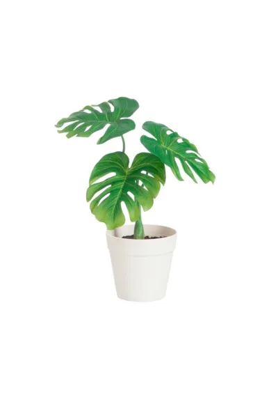 Potted philodendron artificial plant