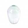 White jellyfish glass paperweight