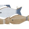 Coat rack with wooden fish 4