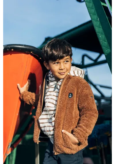 Batela sherpa jacket for kids