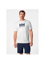 White Helly Hansen logo t-shirt for men 2