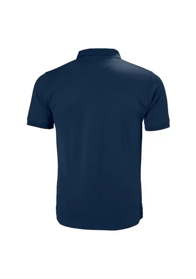 Navy blue Helly Hansen Driftline quick dry polo shirt 3