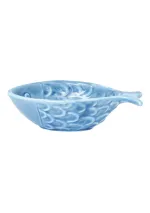 Sky blue fish bowl with scales