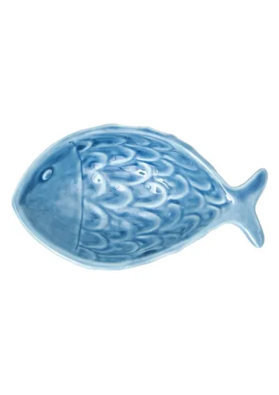 Sky blue fish bowl with scales 2