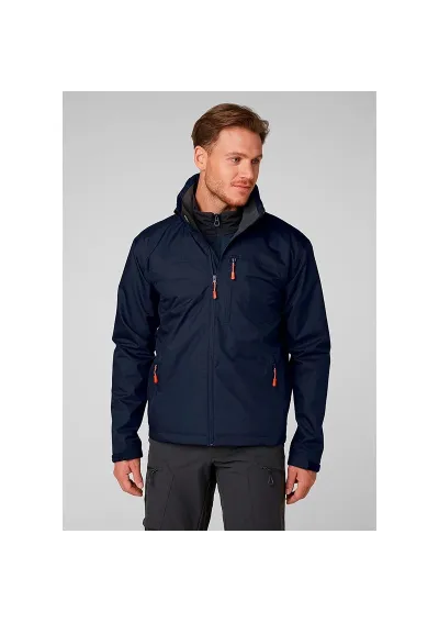 Chaqueta Crew de Helly Hansen azul marino con capucha 2