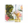 Glass bottle with tropical print 3