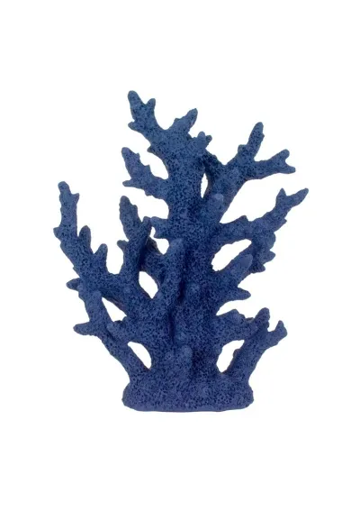 24cm blue resin coral