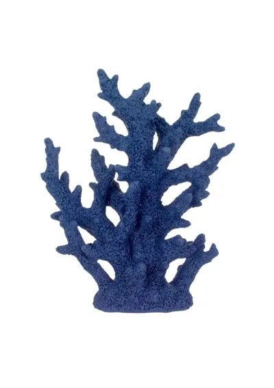 Coral azul de resina de 24cm