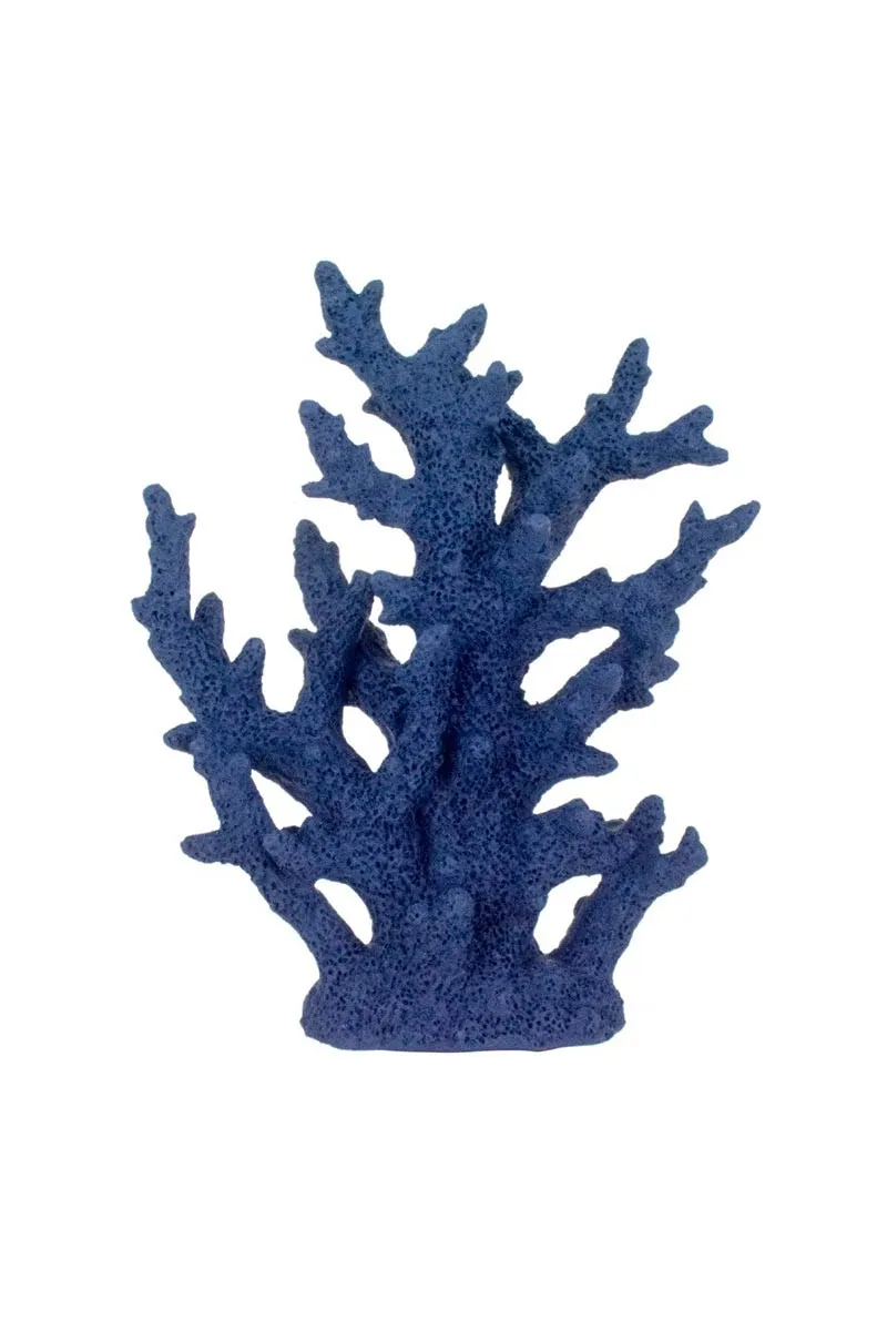 Coral azul de resina de 24cm