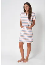 Muc 30 Navy Batela V-neck dress A2278 2