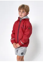 C3135 red Batela raincoat for boy with anchor 3