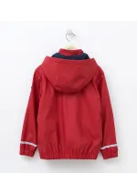 C3135 red Batela raincoat for boy with anchor 5