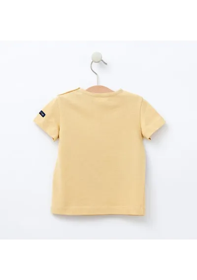 Camiseta Batela de bebe con ballena marinera B2414 amarillo sahara 2