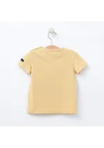 Batela baby t-shirt with sailor whale B2414 sahara sun yellow 2
