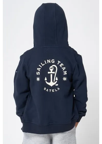 Chaqueta Batela de niño azul marino con ancla N2012 2