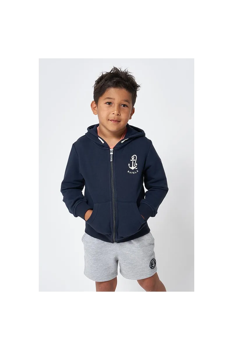 Navy blue Batela anchor jacket for boy N2012