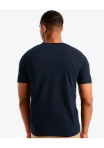 Navy blue Nautica navan T-shirt with nautical flags 2