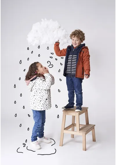 Batela drops winter raincoat for girl C3138 drop 3