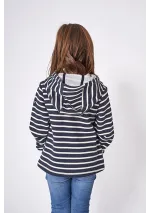 Striped Batela winter jacket for girl N2042 2