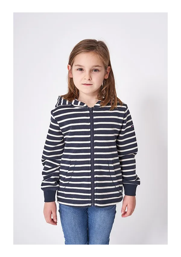 Striped Batela winter jacket for girl N2042 Striped Batela winter jacket for girl N2042