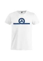 White Amarras Leeward t-shirt with blue knot