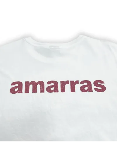 White Amarras Pampero t-shirt with garnet knot 2