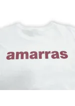 White Amarras Pampero t-shirt with garnet knot 2