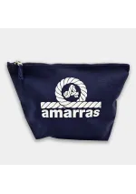 1 Liter Amarras canvas toiletry bag with white logo