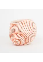 Beige resin shell flower pot d1414 batela 5