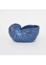 Macetero nautilus azul marino de cerámica d7525 batela 4