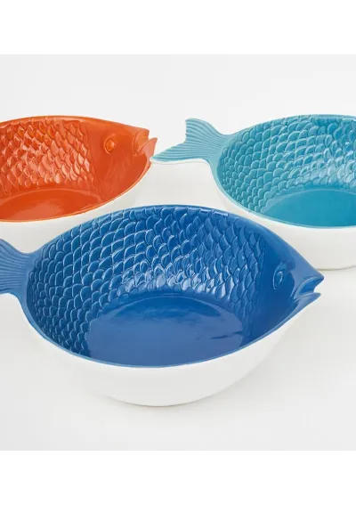 Ceramic fish bowl available in various colors d7417 batela