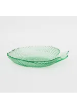 Cuenco verde de cristal pequeño con forma de pez d2355 de batela 2