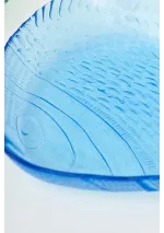 Large blue fish glass nautical bowl d2354 by batela 2