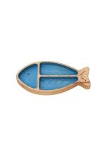 Fish wooden tray with 3 spaces d2324 by batela 5