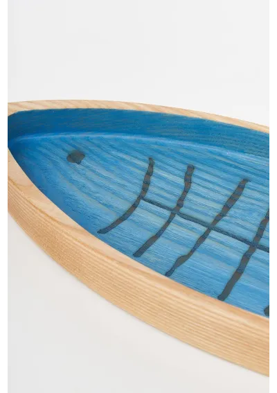 Bandeja pez de madera con raspa d2320 de batela 3