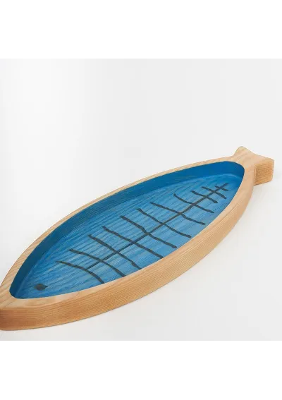 Bandeja pez de madera con raspa d2320 de batela 4
