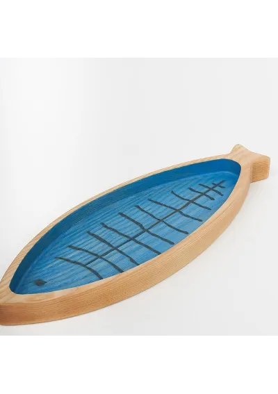 Fish wooden tray with fishbone d2320 by batela 4