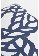 Blue nautical knot cushion d6219 by batela 2