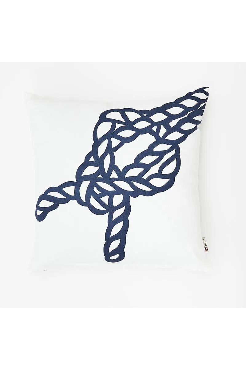 Blue nautical knot cushion d6219 by batela